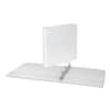 UNV20744 - Slant D-Ring View Binder, 3 Rings, 1.5" Capacity, 11 x 8.5, White