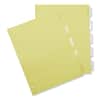 UNV20831 - Insertable Tab Index, 5-Tab, 11 x 8.5, Buff, Clear Tabs, 24 Sets