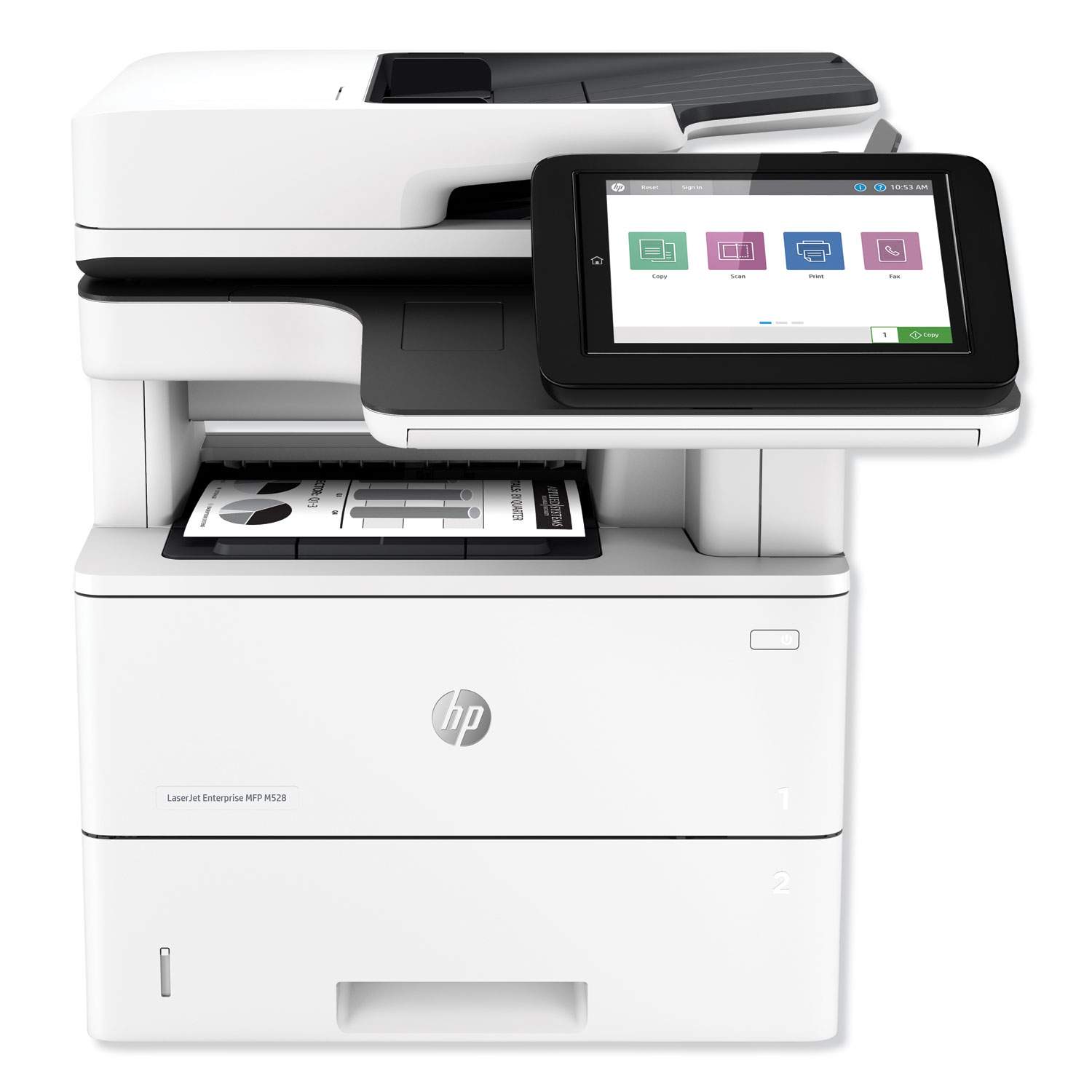 LaserJet Enterprise MFP M528dn Multifunction Laser Printer by HP