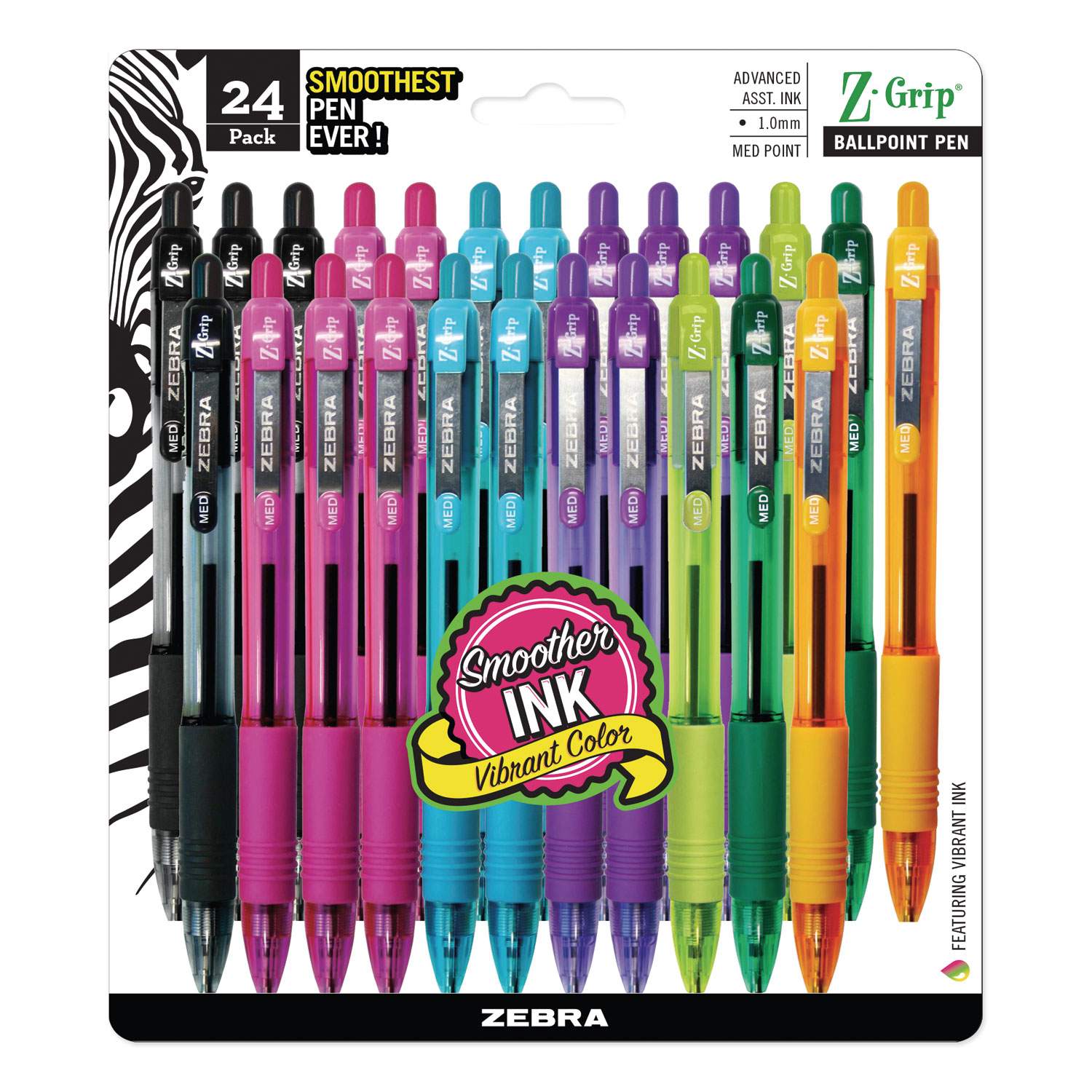 Z-Grip Ballpoint Pen by Zebra® ZEB12271 | OnTimeSupplies.com