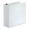UNV30754 - Deluxe Easy-to-Open D-Ring View Binder, 3 Rings, 4" Capacity, 11 x 8.5, White