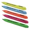 NSN5548211 - 7520015548211, SKILCRAFT Retractable Highlighter, Assorted Ink Colors, Chisel Tip, Assorted Barrel Colors, 5/Set