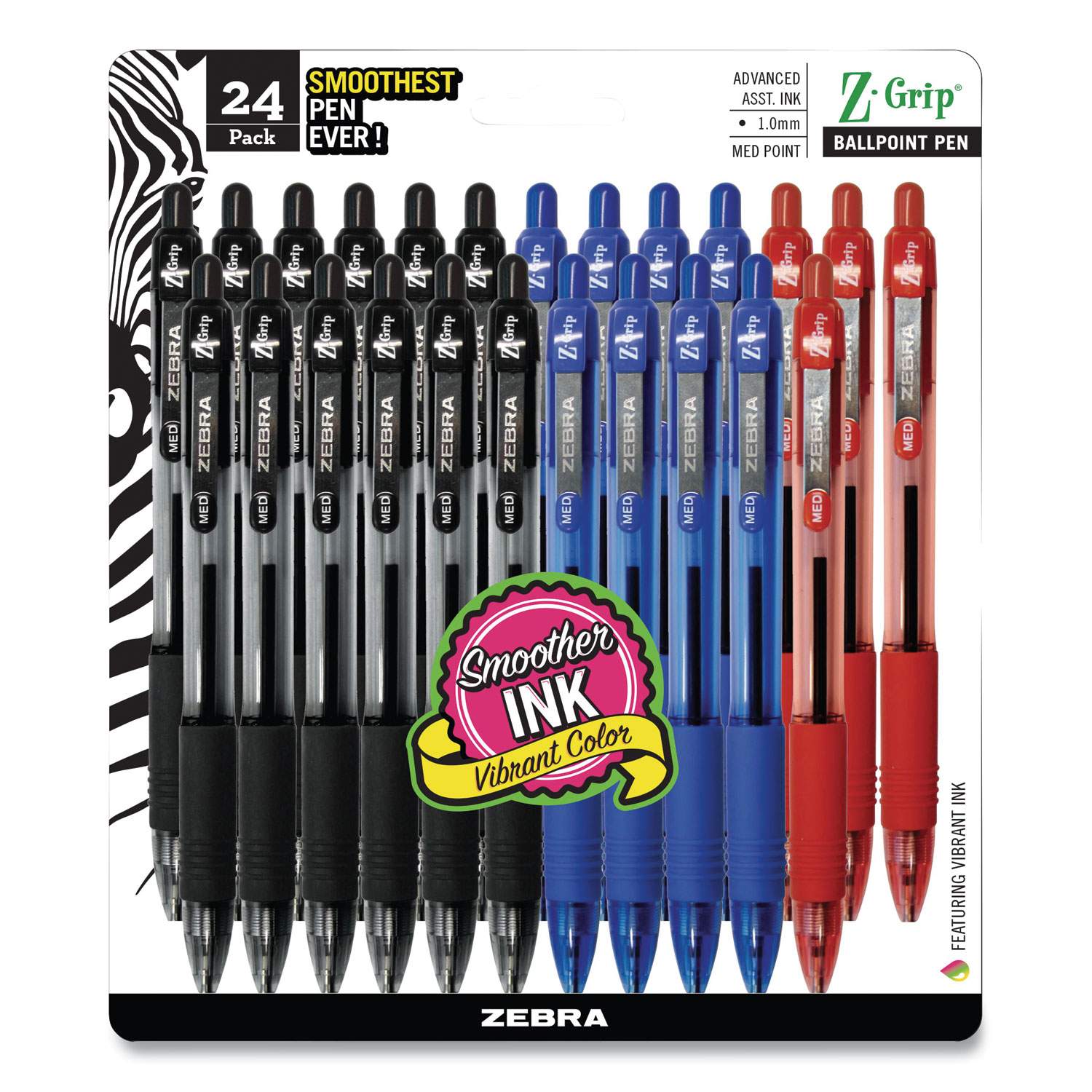 B'z 「ELEVEN」① Z-Grip Ballpoint Pen by Zebra® ZEB12271 | OnTimeSupplies.com