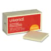UNV35668 - Self-Stick Note Pads, 3" x 3", Yellow, 100 Sheets/Pad, 12 Pads/Pack