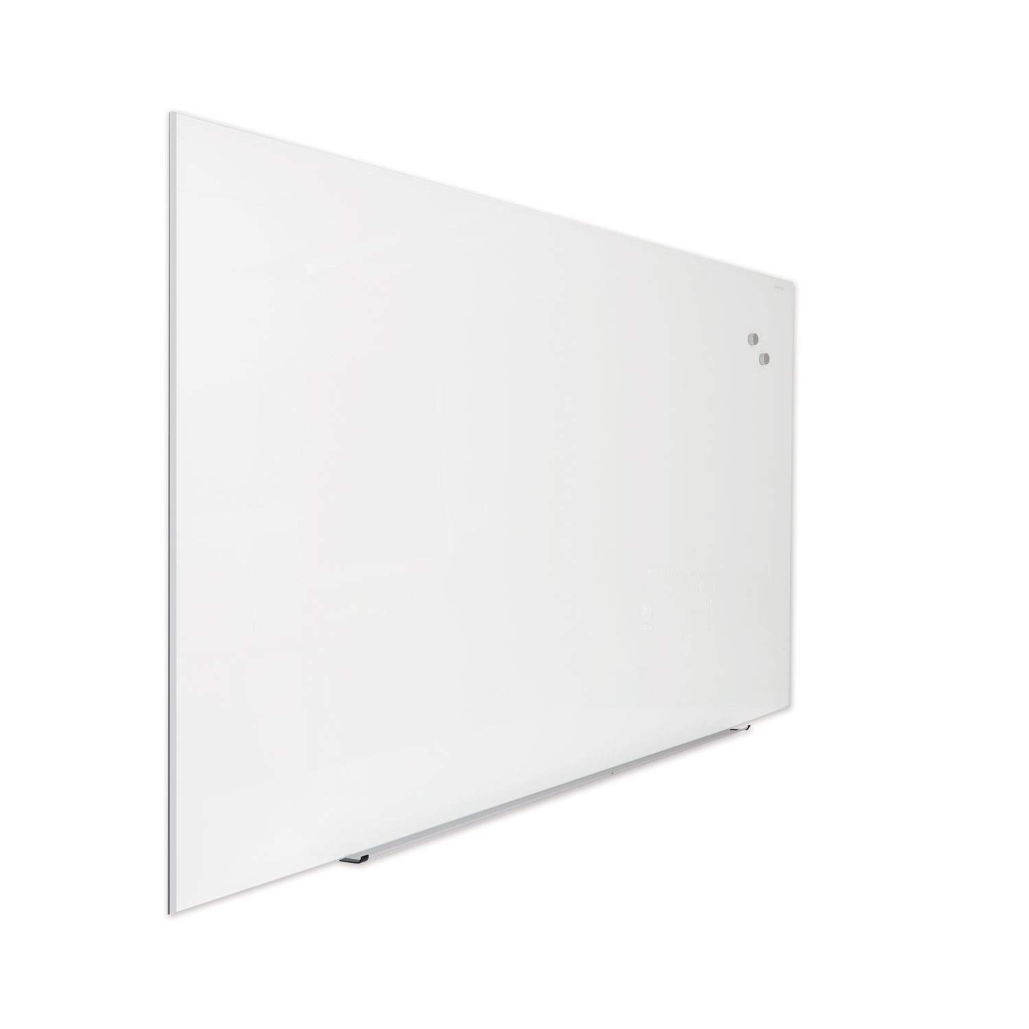 Frameless Magnetic Glass Marker Board by Universal® UNV43204