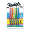 SAN24575PP - Liquid Pen Style Highlighters, Assorted Ink Colors, Chisel Tip, Assorted Barrel Colors, 5/Set