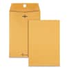 QUA37763 - Clasp Envelope, 32 lb Bond Weight Kraft, #1 3/4, Square Flap, Clasp/Gummed Closure, 6.5 x 9.5, Brown Kraft, 100/Box