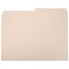 NSN2815945 - 7530002815945, SKILCRAFT Manila File Folder, 1/2-Cut Tabs: Assorted, Letter Size, 0.75" Expansion, Manila, 100/Box