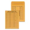 UNV63570 - Deluxe Interoffice Press and Seal Envelopes, #97, Two-Sided Three-Column Format, 10 x 13, Brown Kraft, 100/Box
