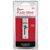 NSN5584985 - 7045015584985, SKILCRAFT Ultra-Slim Flash Drive, 8 GB, Silver