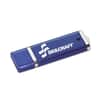 NSN5584993 - 7045015584993, SKILCRAFT USB Flash Drive with 256-Bit AES Encryption, 8 GB, Blue