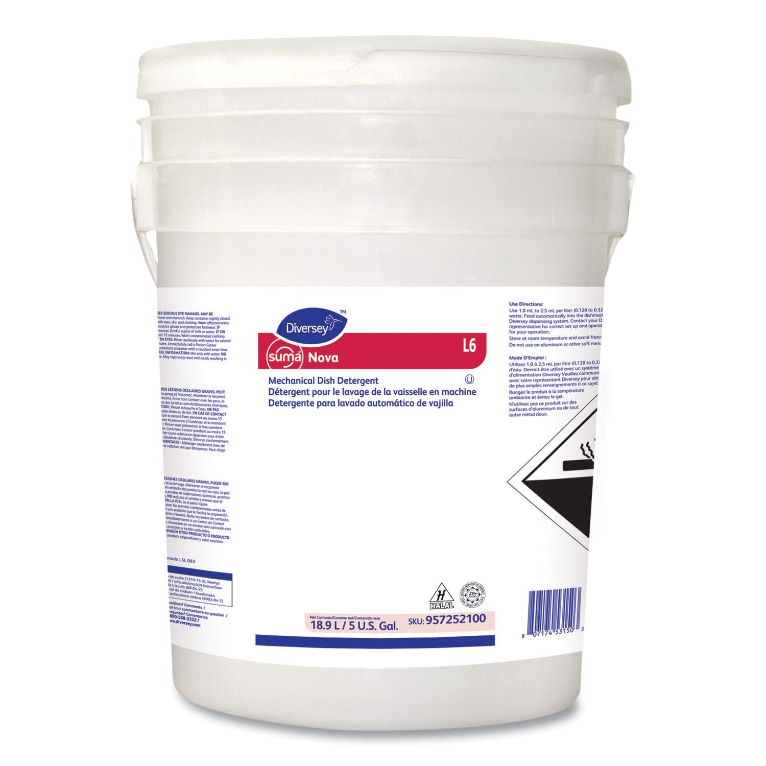 Suma Nova L6 Automatic Dishwashing Detergent by Diversey