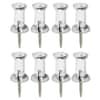 NSN9400935 - 7510009400935, SKILCRAFT Push Pins, Plastic, Clear, 0.38", 100/Box