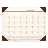 HOD12441 - EcoTones Recycled Monthly Desk Pad Calendar, 22 x 17, Moonlight Cream Sheets, Brown Corners, 12-Month (Jan to Dec): 2026