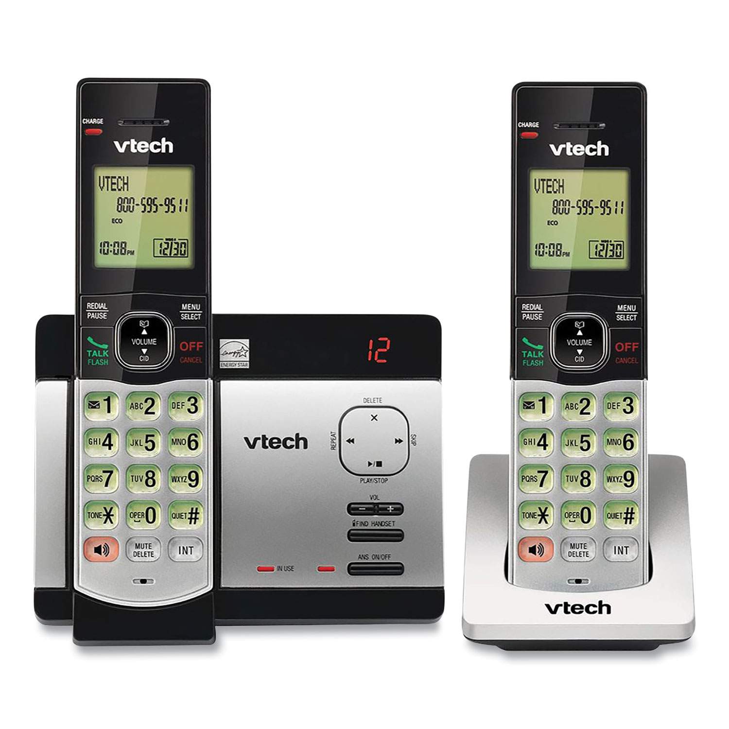 2 Handset Cordless Phone System with Caller ID/Call Waiting - Thumbnail 5
