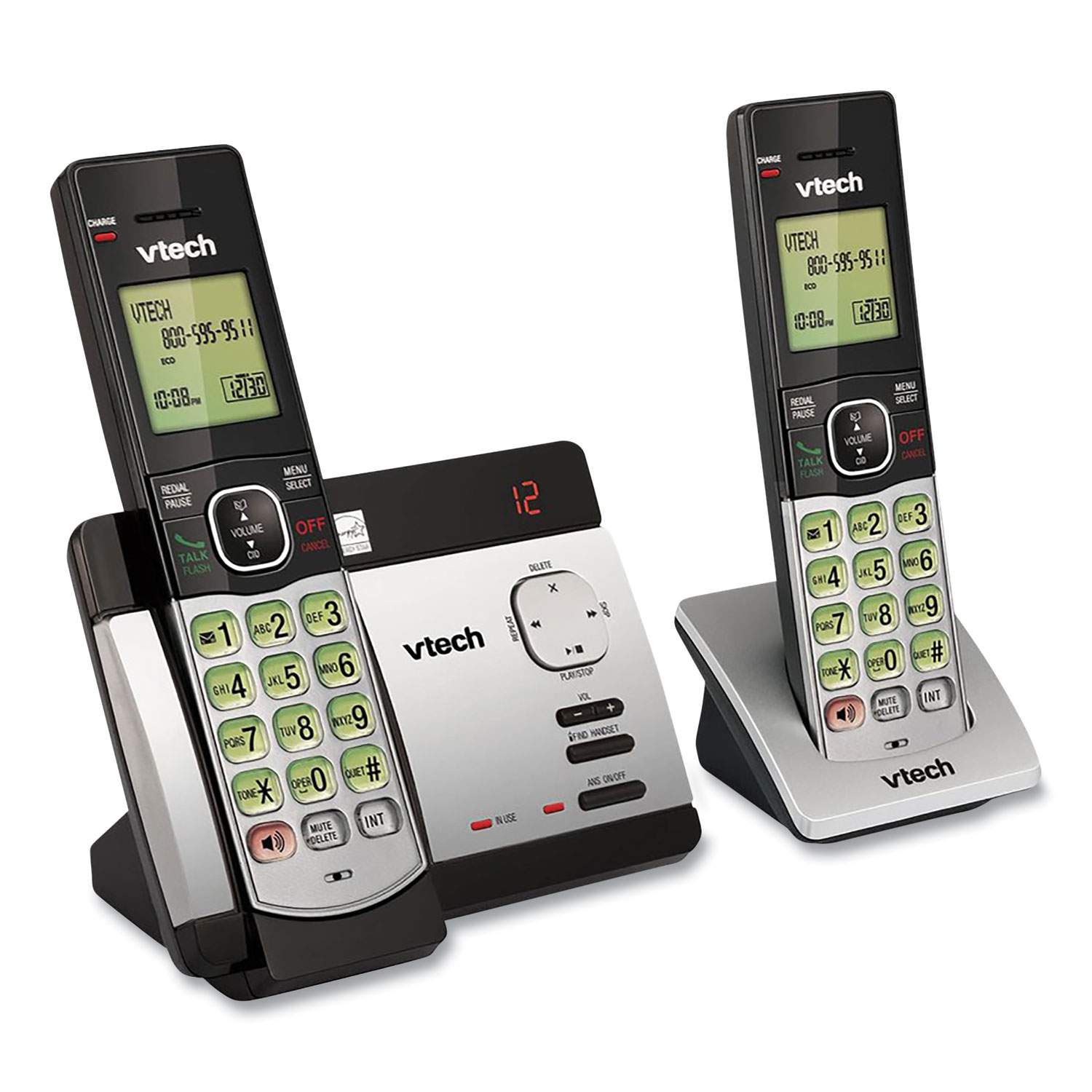 2 Handset Cordless Phone System with Caller ID/Call Waiting - Thumbnail 3