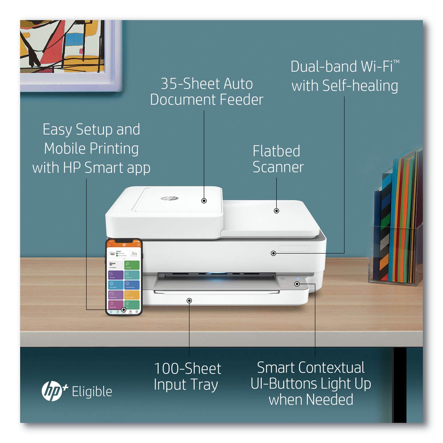 ENVY 6455e Wireless All-in-One Inkjet Printer by HP HEW223R1A