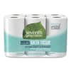 SEV13733PK - 100% Recycled Bathroom Tissue, Septic Safe, 2-Ply, White, 240 Sheets/Roll, 12 Rolls/Pack