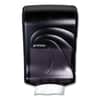 SJMT1790TBK - Large Capacity Ultrafold Multifold/C-Fold Towel Dispenser, Oceans, 11.75 x 6.25 x 18, Transparent Black Pearl