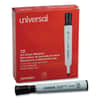 UNV43651 - Dry Erase Marker, Broad Chisel Tip, Black, Dozen