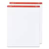 UNV35601 - Easel Pads/Flip Charts, Presentation Format (1" Rule), 27 x 34, White, 50 Sheets, 2/Carton