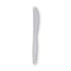 DXEKM217 - Plastic Cutlery, Heavy Mediumweight Knife, White, 1,000/Carton