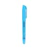 UNV08854 - Pocket Highlighters, Fluorescent Blue Ink, Chisel Tip, Blue Barrel, Dozen