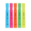 UNV08860 - Desk Highlighters, Assorted Ink Colors, Chisel Tip, Assorted Barrel Colors, 5/Set