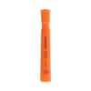UNV08863 - Desk Highlighters, Fluorescent Orange Ink, Chisel Tip, Orange Barrel, Dozen