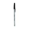 UNV27420 - Ballpoint Pen, Stick, Fine 0.7 mm, Black Ink, Gray/Black Barrel, Dozen