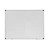 UNV43724 - Modern Melamine Dry Erase Board with Aluminum Frame, 48" x 36", White Surface, Satin Aluminum Frame
