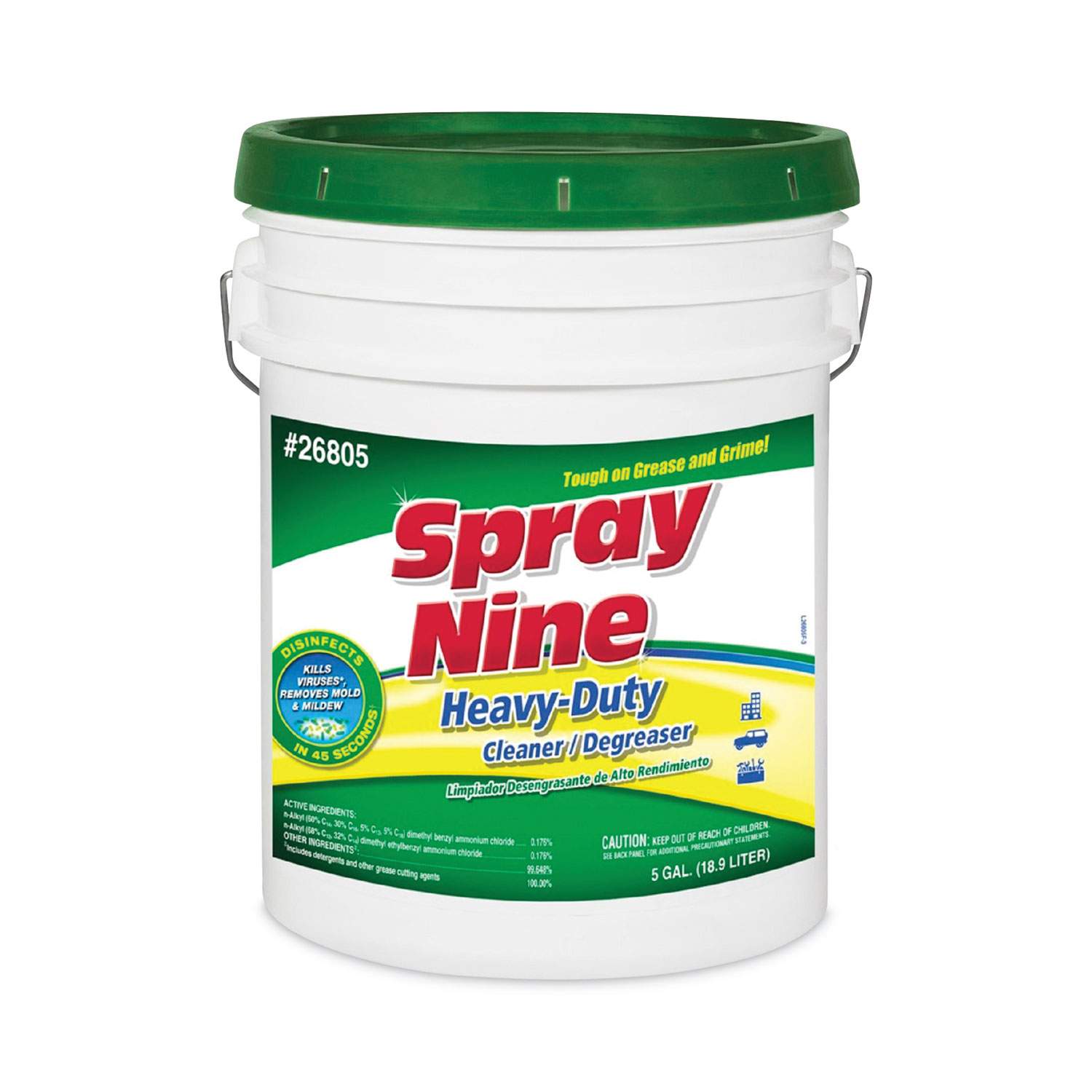 衛生日用品 83 Heavy Duty Cleaner/Degreaser/Disinfectant by Spray Nine® ITW26805