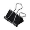 UNV10199 - Binder Clips, Mini, Black/Silver, 12/Box
