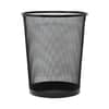 UNV20008 - Mesh Wastebasket, 18 qt, Steel Mesh, Black