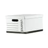 UNV25223 - Basic-Duty Economy Record Storage Boxes, Letter/Legal Files, 12" x 15" x 10", White, 10/Carton