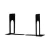 UNV54095 - Jumbo Deluxe Economy Bookends, Nonskid Base, 5.88 x 8.25 x 9, Heavy Gauge Steel, Black, Pair