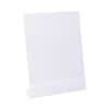 UNV76852 - Clear L-Style Freestanding Frame, 8.5 x 11 Insert, 3/Pack