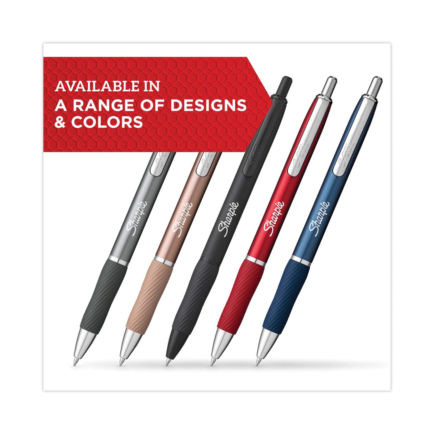 S-Gel Premium Metal Barrel Gel Pen by Sharpie® S-Gel™ SAN2154604