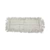 BWK1624 - Disposable Cut End Dust Mop Head, Cotton/Synthetic, 24 x 5, White