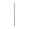 BWK636 - Fiberglass Broom Handle, Nylon Plastic Threaded End, 1" dia x 60", Black