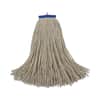 BWK724CEA - Cut-End Lie-Flat Wet Mop Head, Cotton, 24 oz, White