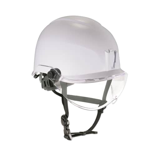 Skullerz 8974V Class E Safety Helmet with 8991 Clear Visor Kit by ...