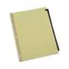 UNV20822 - Deluxe Preprinted Simulated Leather Tab Dividers with Gold Printing, 31-Tab, 1 to 31, 11 x 8.5, Buff, 1 Set