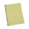 UNV20861 - Deluxe Extended Insertable Tab Indexes, 5-Tab, 11 x 8.5, Buff, Clear Tabs, 24 Sets