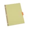UNV20890 - Deluxe Extended Insertable Tab Indexes, 8-Tab, 11 x 8.5, Buff, Assorted Tabs, 24 Sets