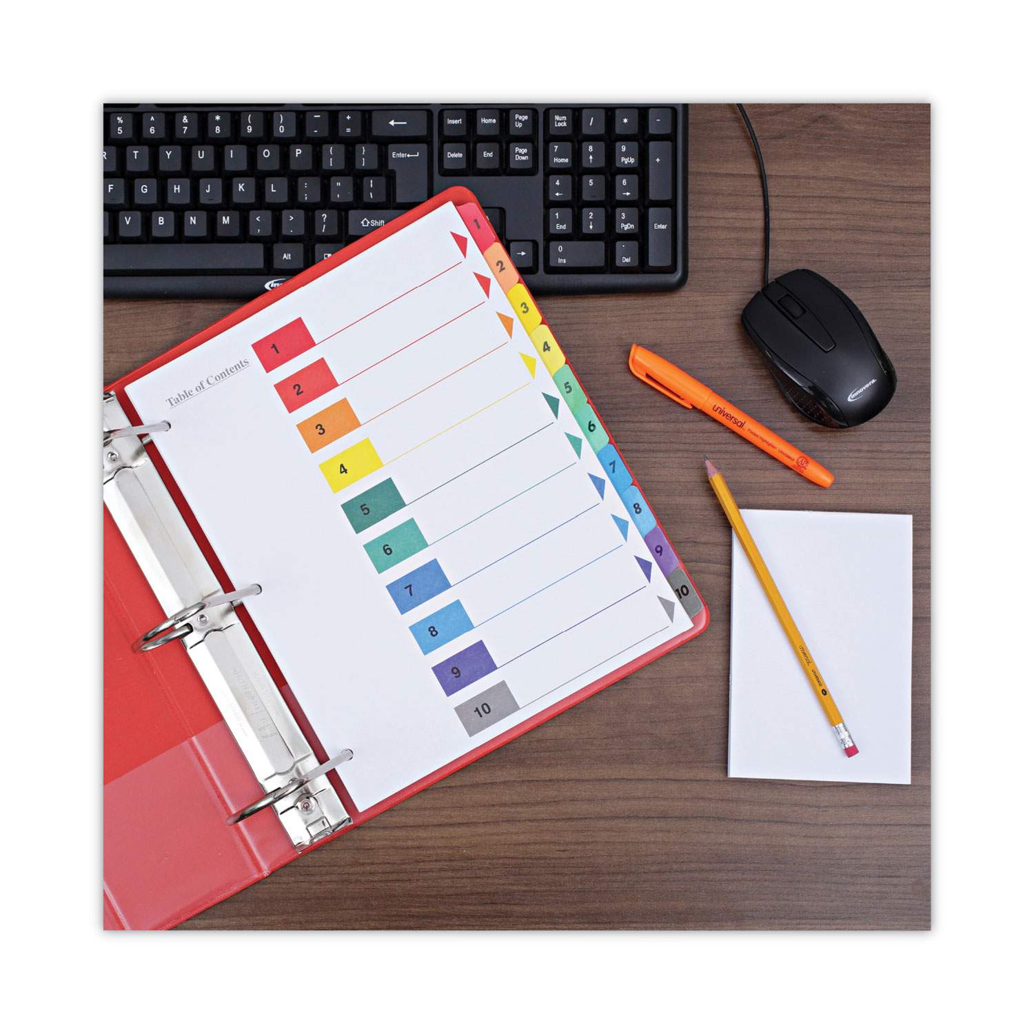 Deluxe Table of Contents Dividers for Printers by Universal