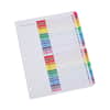 UNV24814 - Deluxe Table of Contents Dividers for Printers, 31-Tab, 1 to 31, 11 x 8.5, White, 1 Set