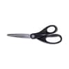 UNV92009 - Stainless Steel Office Scissors, 8" Long, 3.75" Cut Length, Straight Black Handle