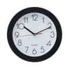 UNV10421 - Bold Round Wall Clock, 9.75" Overall Diameter, Black Case, 1 AA (sold separately)