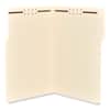 UNV13520 - Reinforced Top Tab Fastener Folders, 1/3-Cut Tab: Assorted, Expands 0.75", 2 Fasteners, Legal Size, Manila, 50/Box